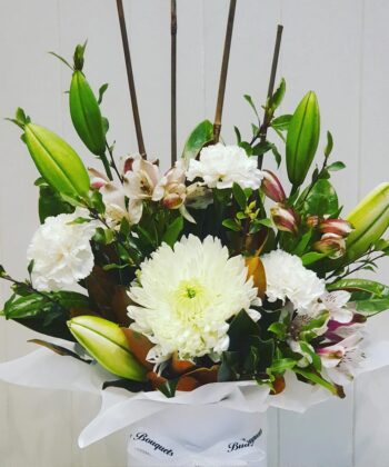 White-Serenity-Buds-2-Bouquets-Gold-Coast-QLD