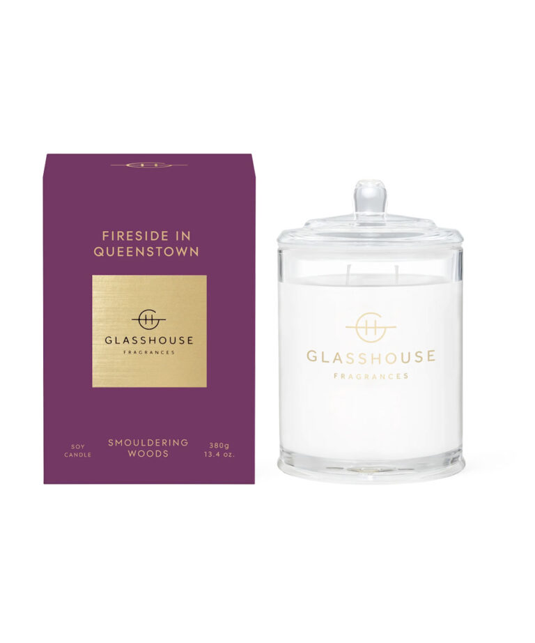 Fireside in Queenstown - 380g Soy Candle Glasshouse Fragrances