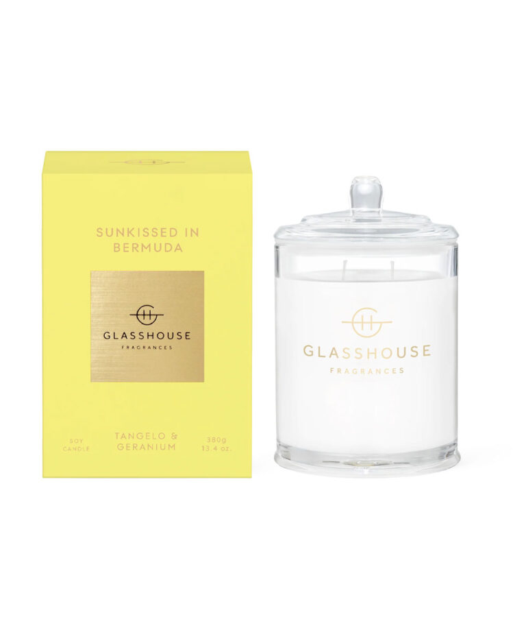 Sunkissed In Bermuda - 380g Soy Candle Glasshouse Fragrances